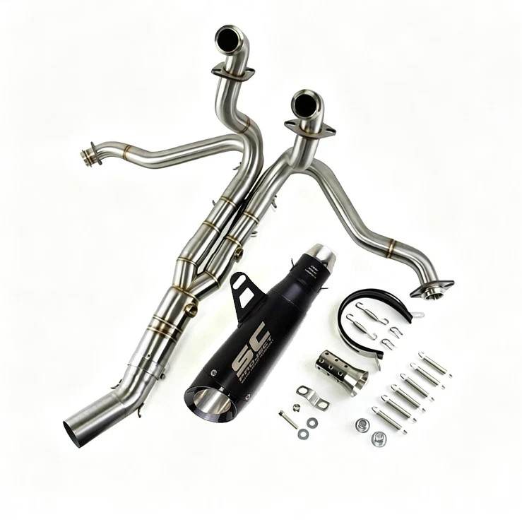 For Kawasaki Ninja ZX6R ZX636 2009-2026 Full Exhaust System Header Muffler Pipe