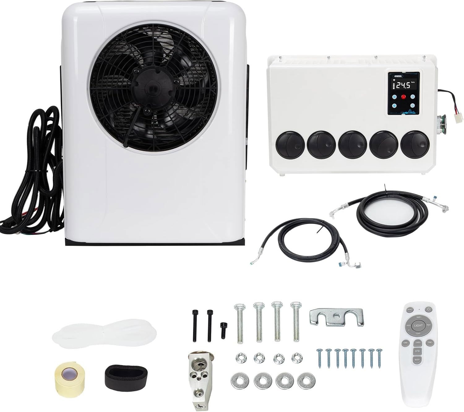 12V 12000 BTU Truck Cab Split Air Conditioner For Semi Bus RV Caravan 1000W