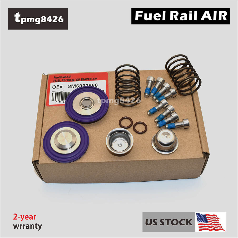 NEW 2PCS 8M6002988 Fuel Rail Air/Regulator Diaphragm Fits Mercury Optimax 3.0L NEW 2PCS 8M6002988 Fuel Rail Air/Regulator Diaphragm Fits Mercury Optimax 3.0L