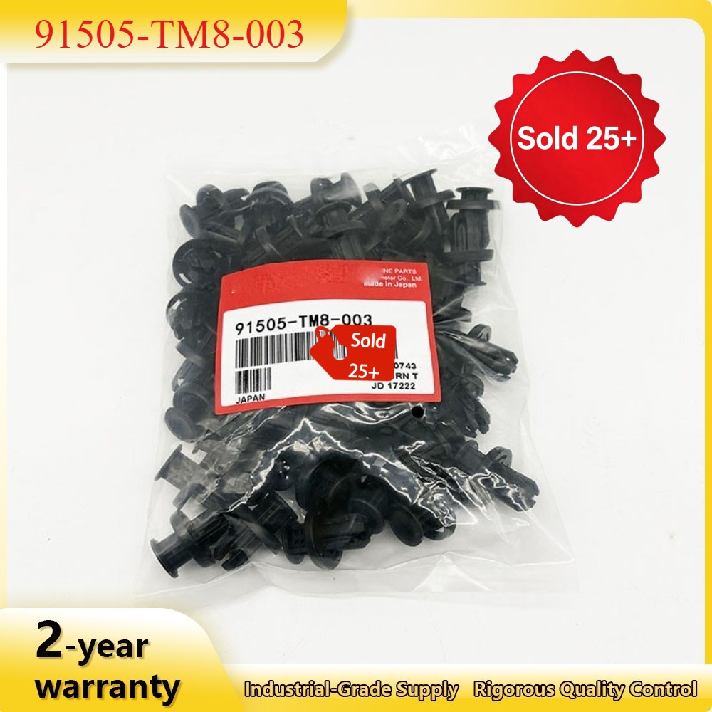 NEW 100PCK for HONDA BUMPER / UNDER COVER RETAINER CLIP 91505-TM8-003 US