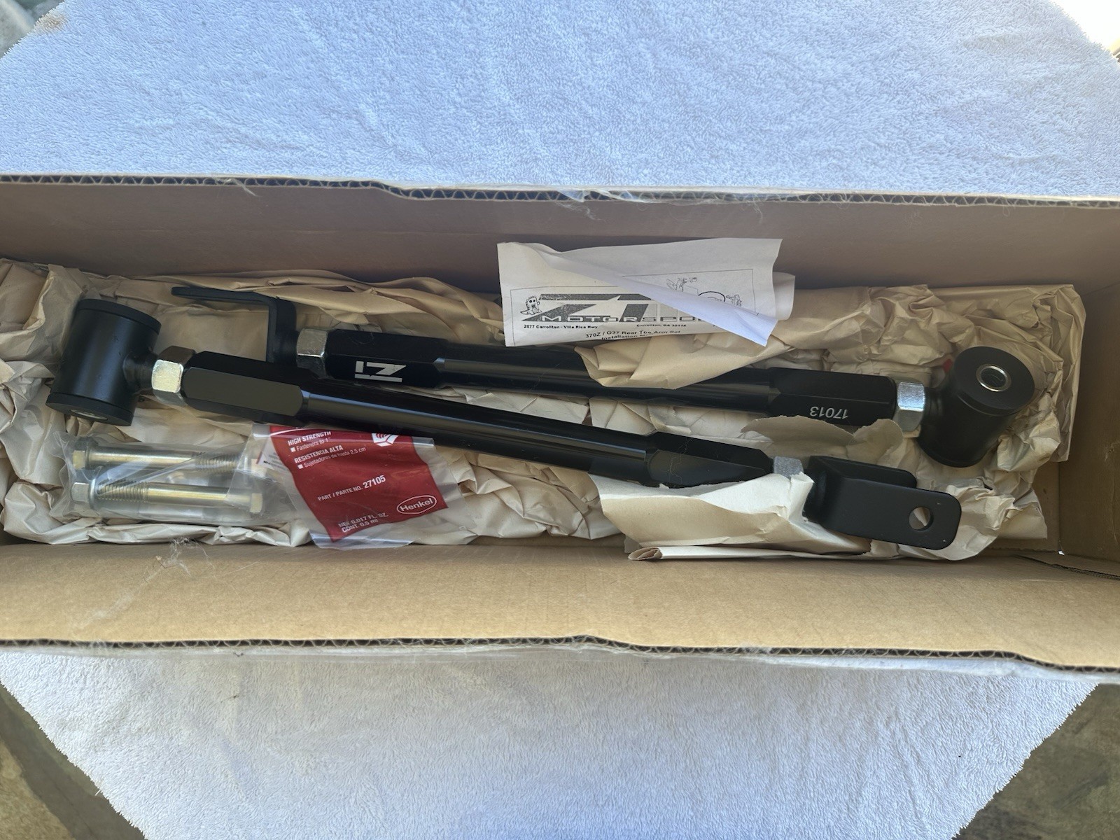 Z1 Motorsports Z34 370Z / G37 Adjustable Rear Toe Arms - New