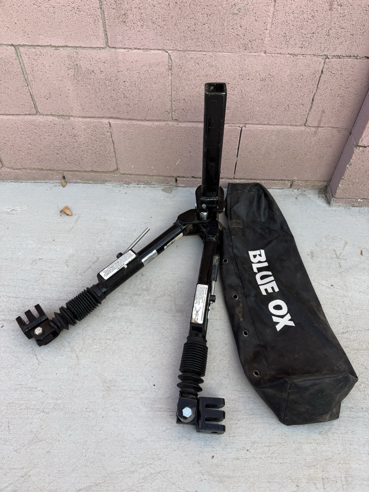 Blue OX RV Tow Bar BX7335 10000lb Capacity W/Pins+Travel Bag NICE