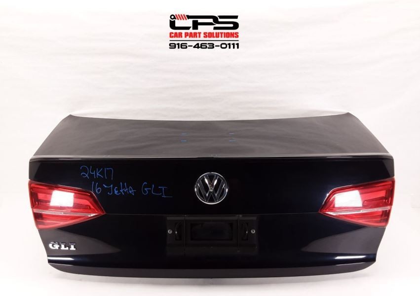15-18 Volkswagen Jetta GLI Mk6 Sedan Trunk Deck Lid Black C9X 5C6827025E OE