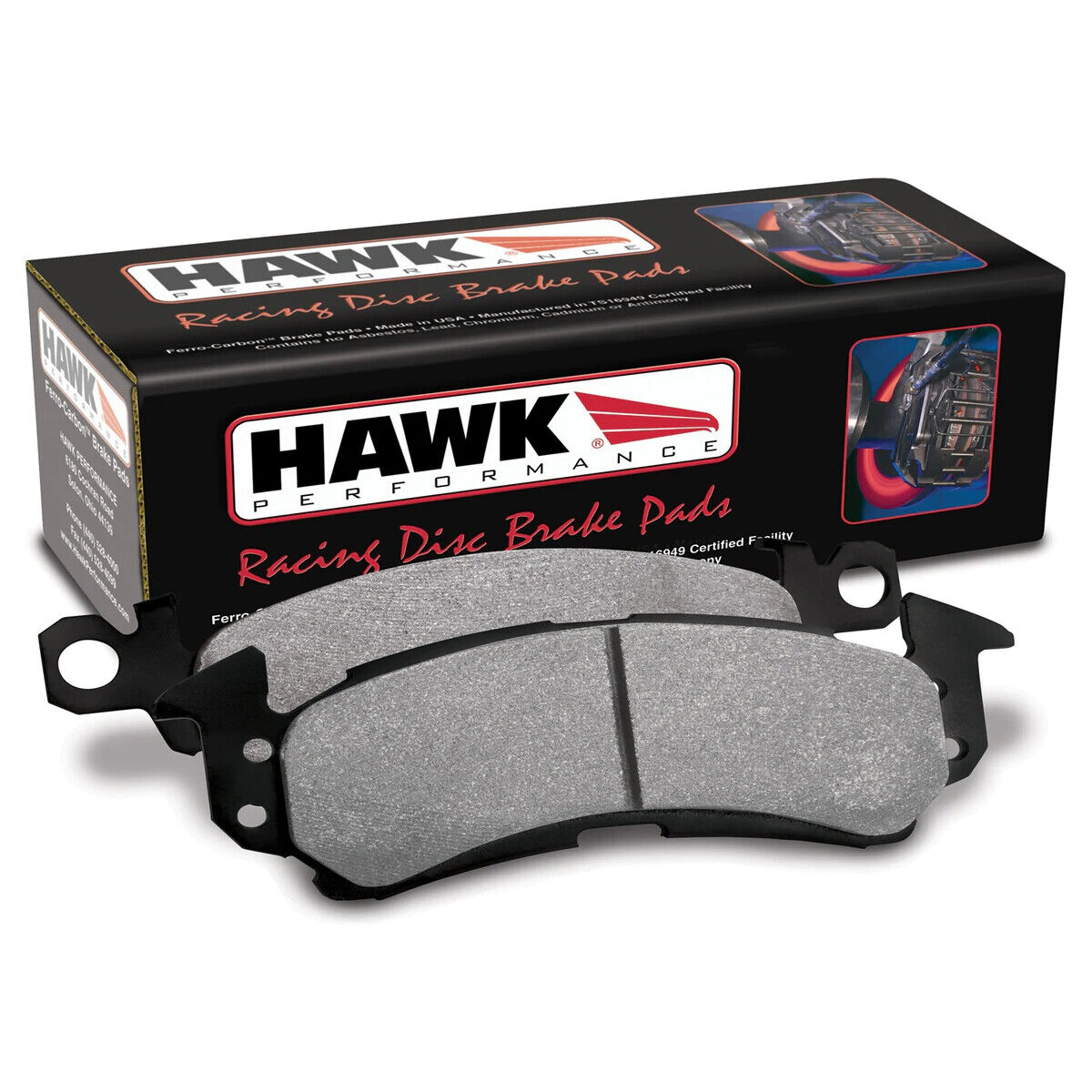 Hawk-Blue 9012 Rear Brake Pads for Acura NSX-15mm-HB185E.590 BLOWOUT PRICING