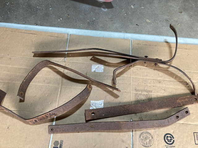 Vintage 1941-1948 Ford Mercury Set of 6 Bumper Mounting Brackets
