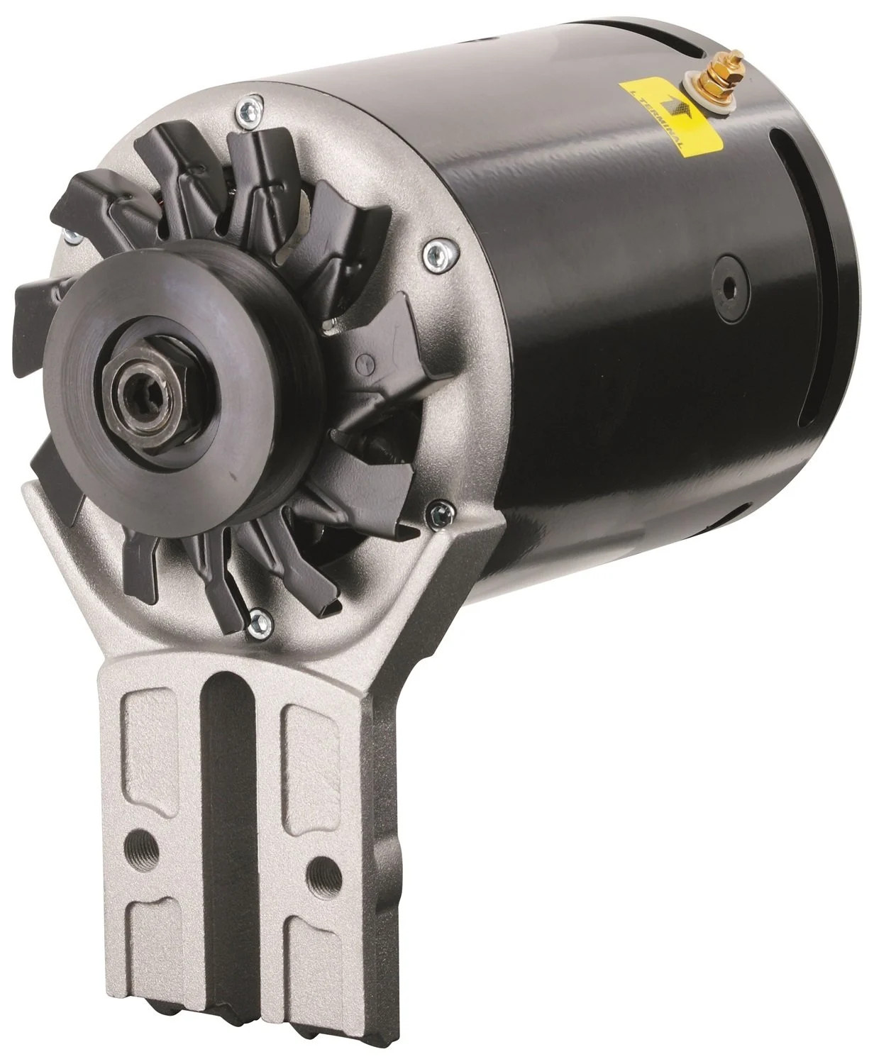 Powermaster 1939-48 Ford Flathead PowerGEN Front Mount Alternator Black