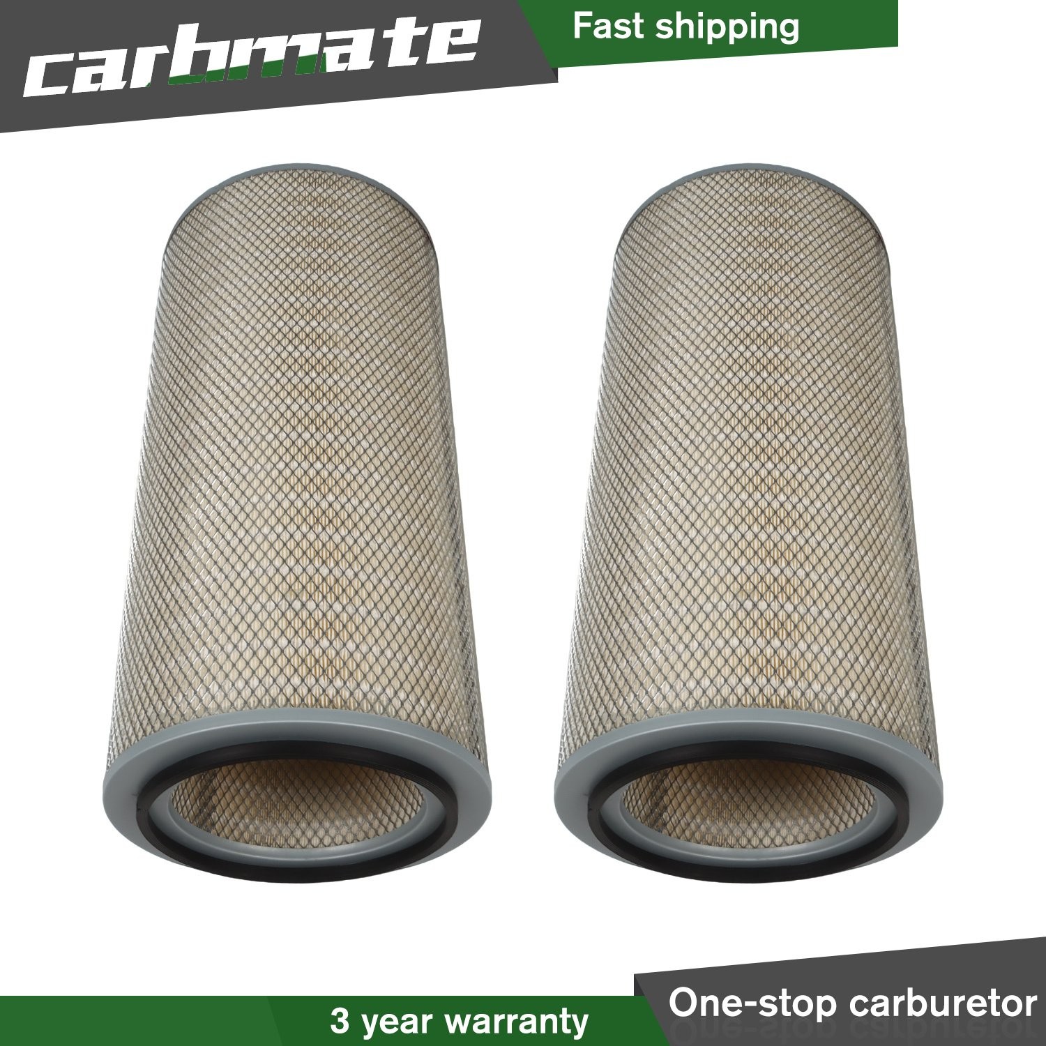 2PCS  Air Filter For Peterbilt Trucks For Baldwin PA2608 AF996M For Wix 46868