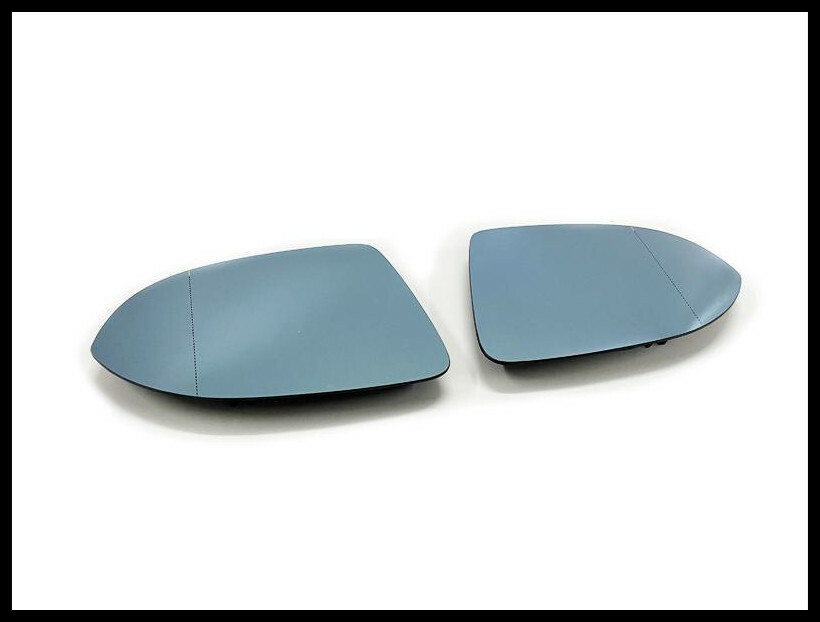 Blue Tinted Aspherical Side Mirror Glass For Golf MK8