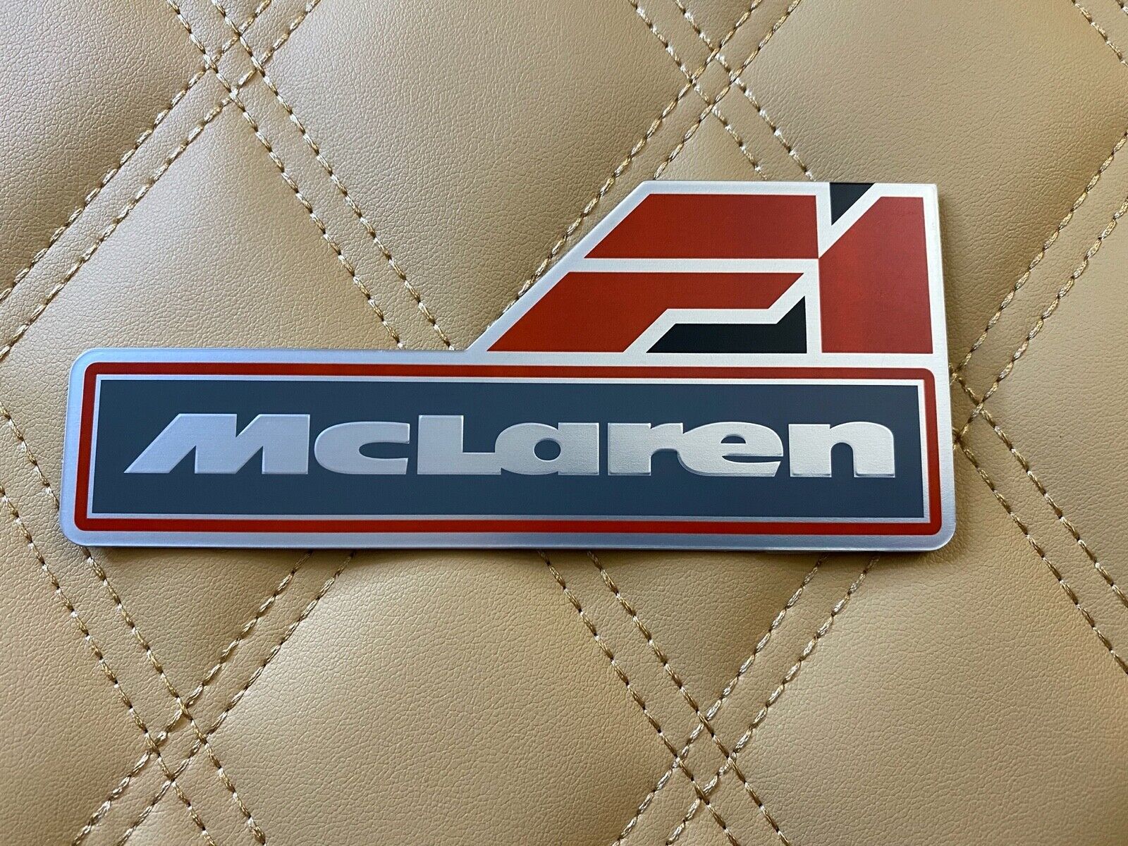 McLaren F1 GTR Rear Emblem Badge for the Mclaren F1 GTR 1992-1998 Collectible 