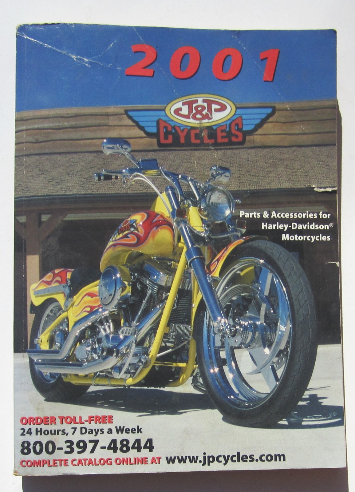 2001 J&P Cycles Catalog Parts & Accessories For Harley Davidson Motorcycles Good 2001 J&P Cycles Catalog Parts & Accessories For Harley Davidson Motorcycles Good