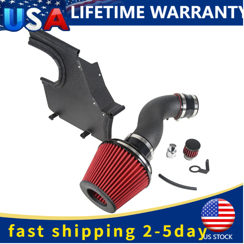 For 2012-2018 Audi A6 A6 Quattro A7 3.0T Aluminum Pipe Cold Air Intake System us