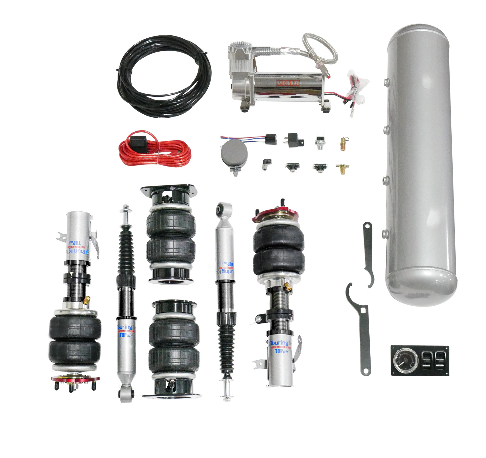 TOPair Air Struts Air Bag Suspension w/ VITAL Management 19+ Corolla Sedan,Hatch