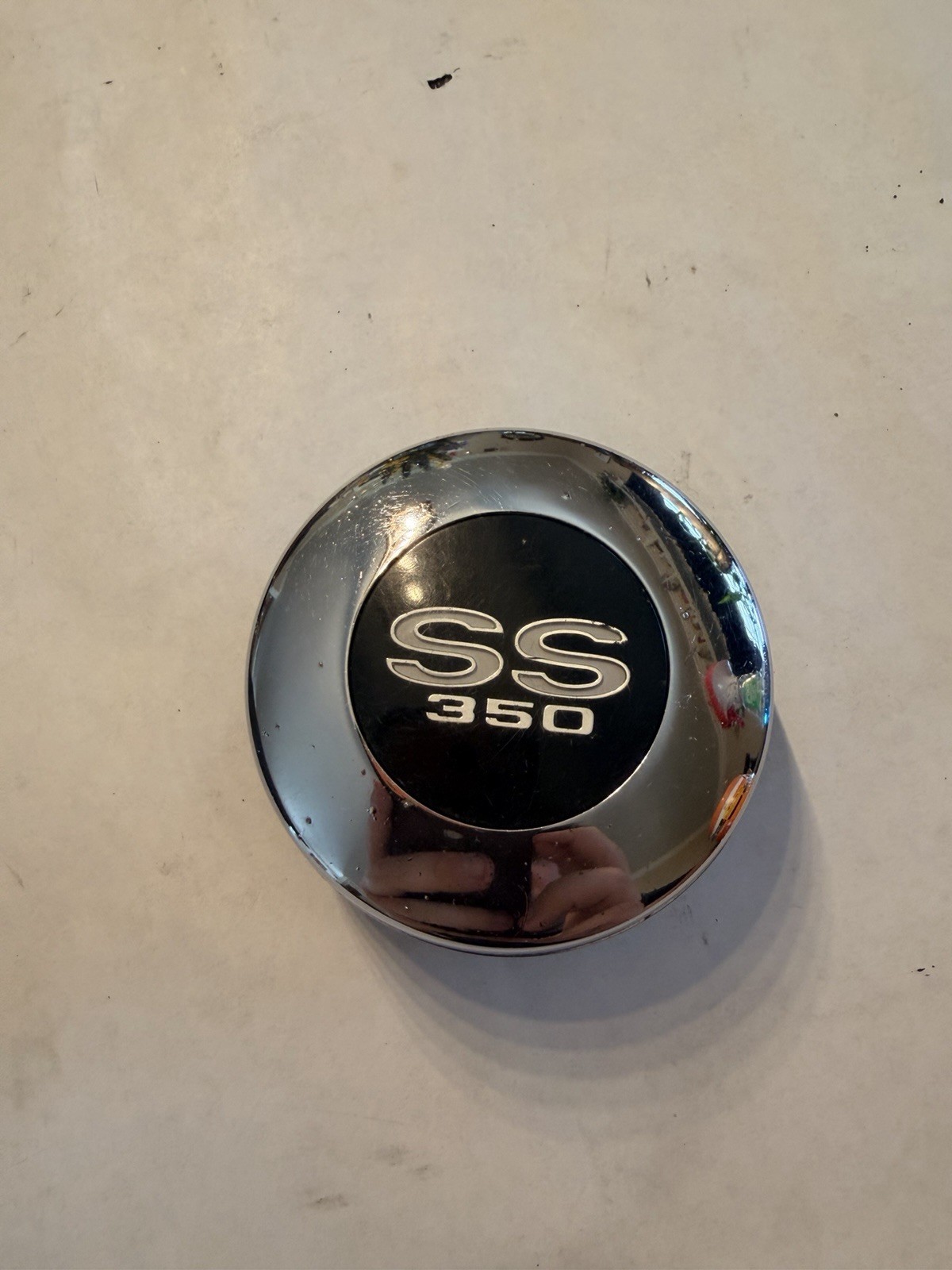 NOS 1967-68 Chevy Camaro/Chevelle Steering Wheel Horn Cap SS 350 GM 3905582 OEM