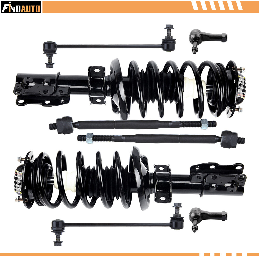 For 2005-06 Pontiac Pursuit Front Strut w/ Coil Spring Sway Bar Tierod Ends