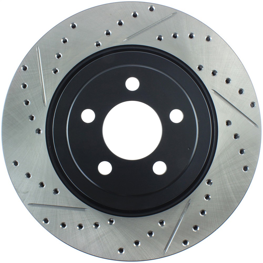 StopTech 127.63061R Front Right Drilled Slotted Brake Rotor for 2006-19 Charger