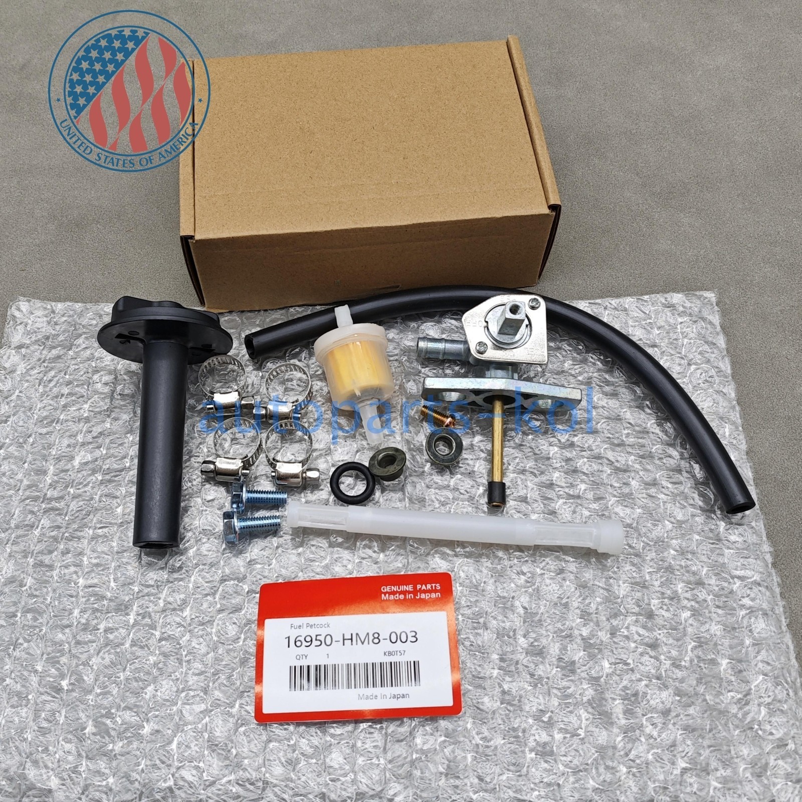 OEM 1PCS Fuel Valve Petcock Shut Off Tank Switch Kit Fits For Honda Rancher 350