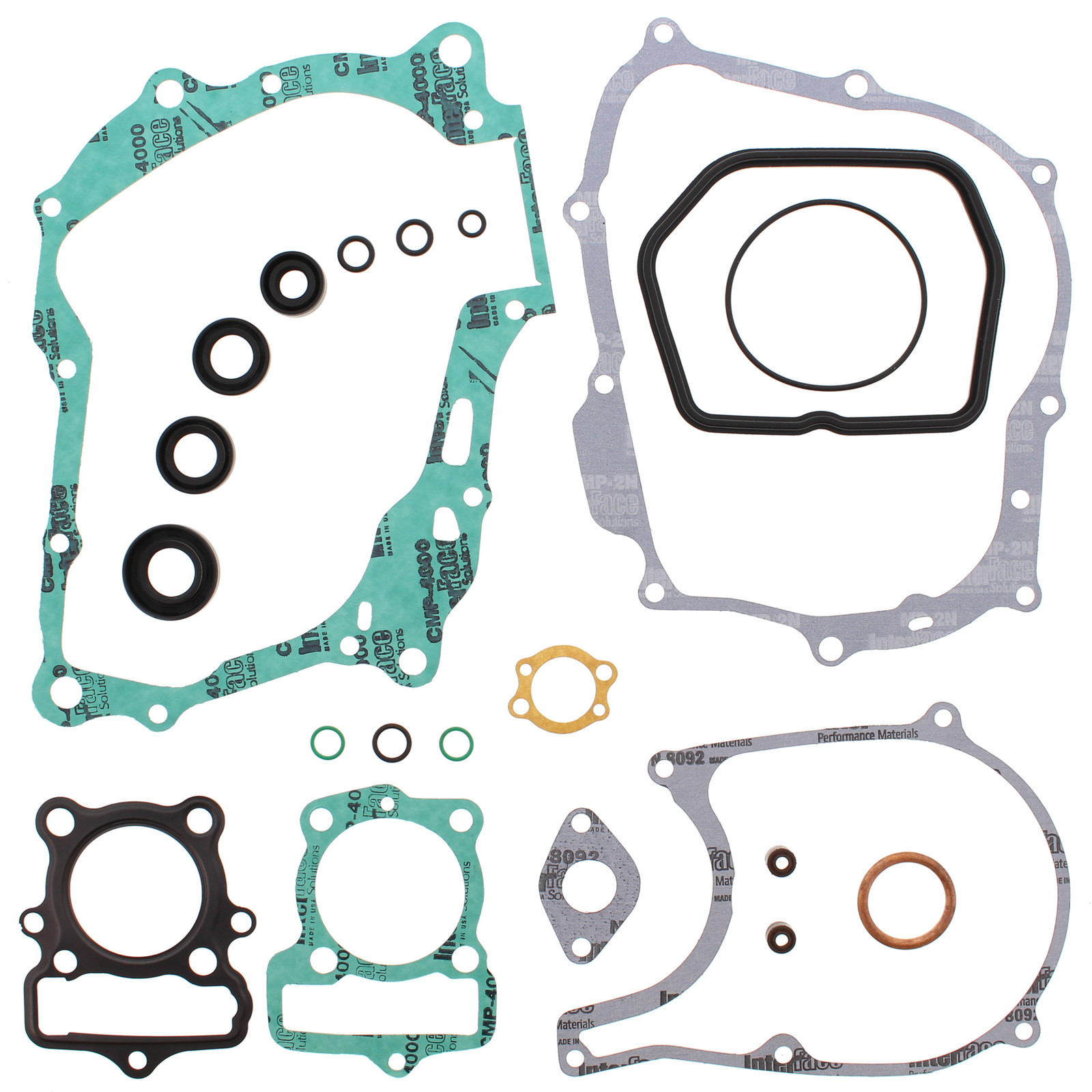 Vertex Gasket Complete Gasket Kit w/ Oil Seals Honda CRF80F 04-13 Vertex Gasket Complete Gasket Kit w/ Oil Seals Honda CRF80F 04-13