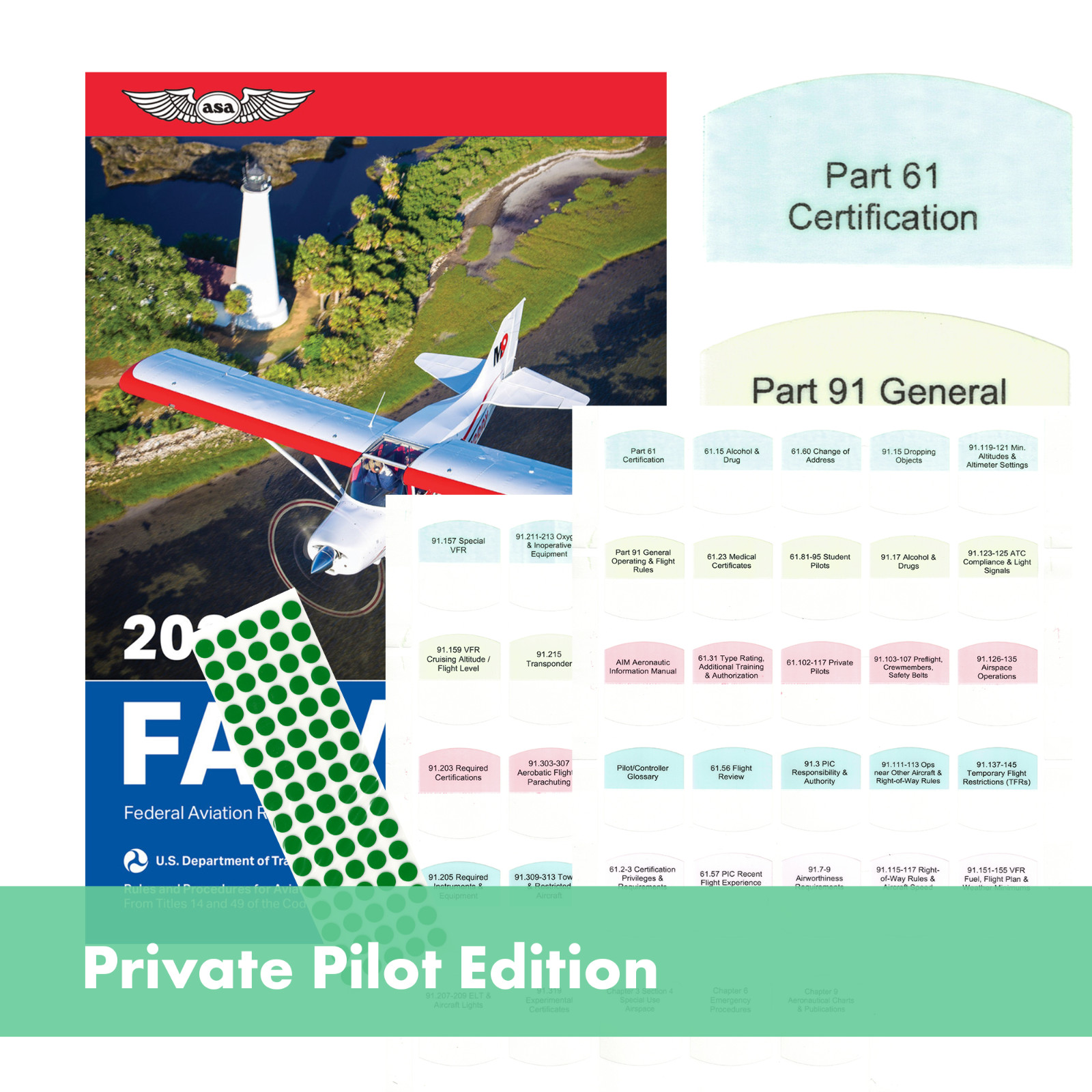 DIY KIT ASA 2027 FAR/AIM Book + 50 Tabs for PPL DIY KIT ASA 2027 FAR/AIM Book + 50 Tabs for PPL