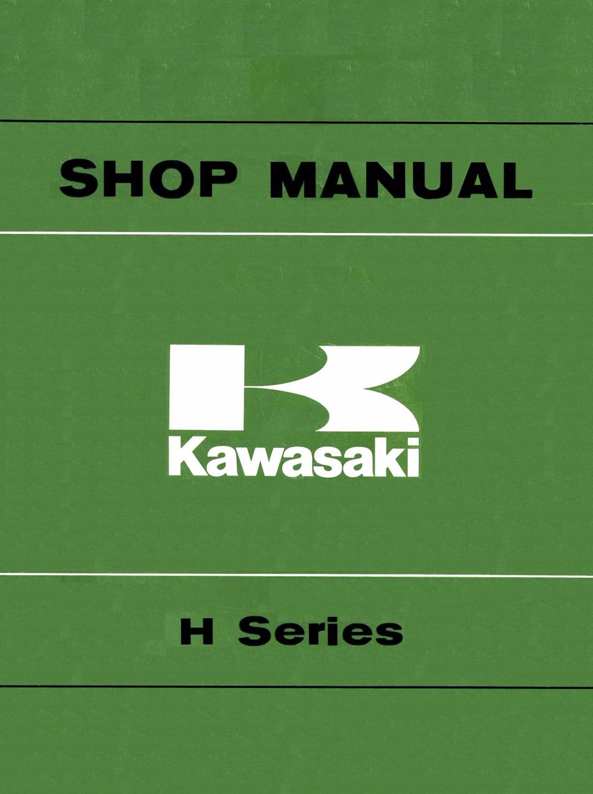 Kawasaki service manual 1972, 1973, 1974 & 1975 H2 750cc triple