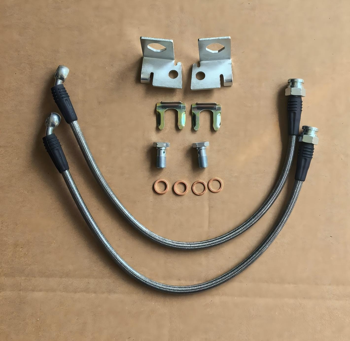 SS Front Brake Lines Replacement Kit 1997-2004 Chevrolet Corvette C5 Z06