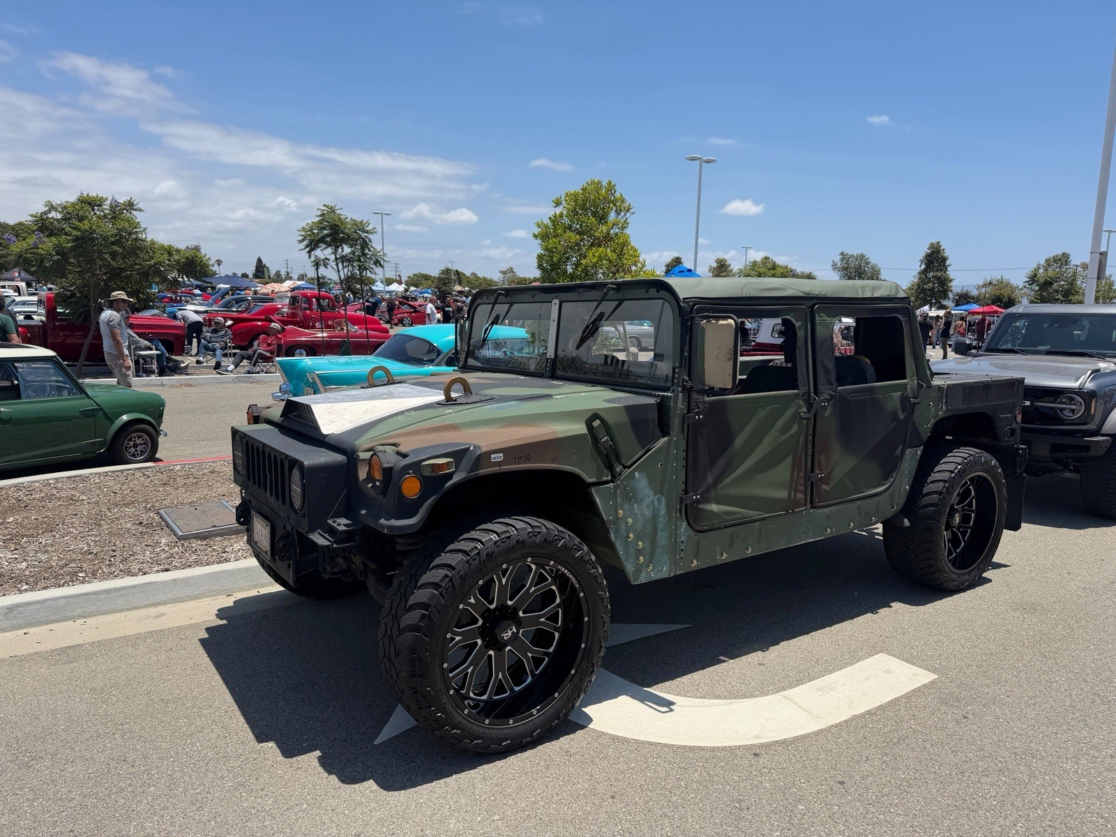 Handmade Aluminum Hood Scoop for HMMWV / Hummer H1 M998 1165 1167 1152 1151 1123