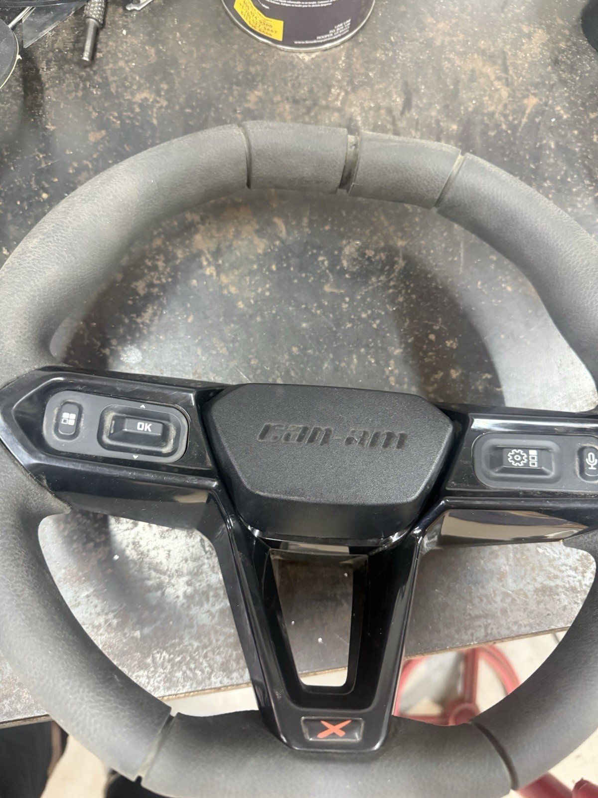 24-26 CanAm Maverick R Steering Wheel