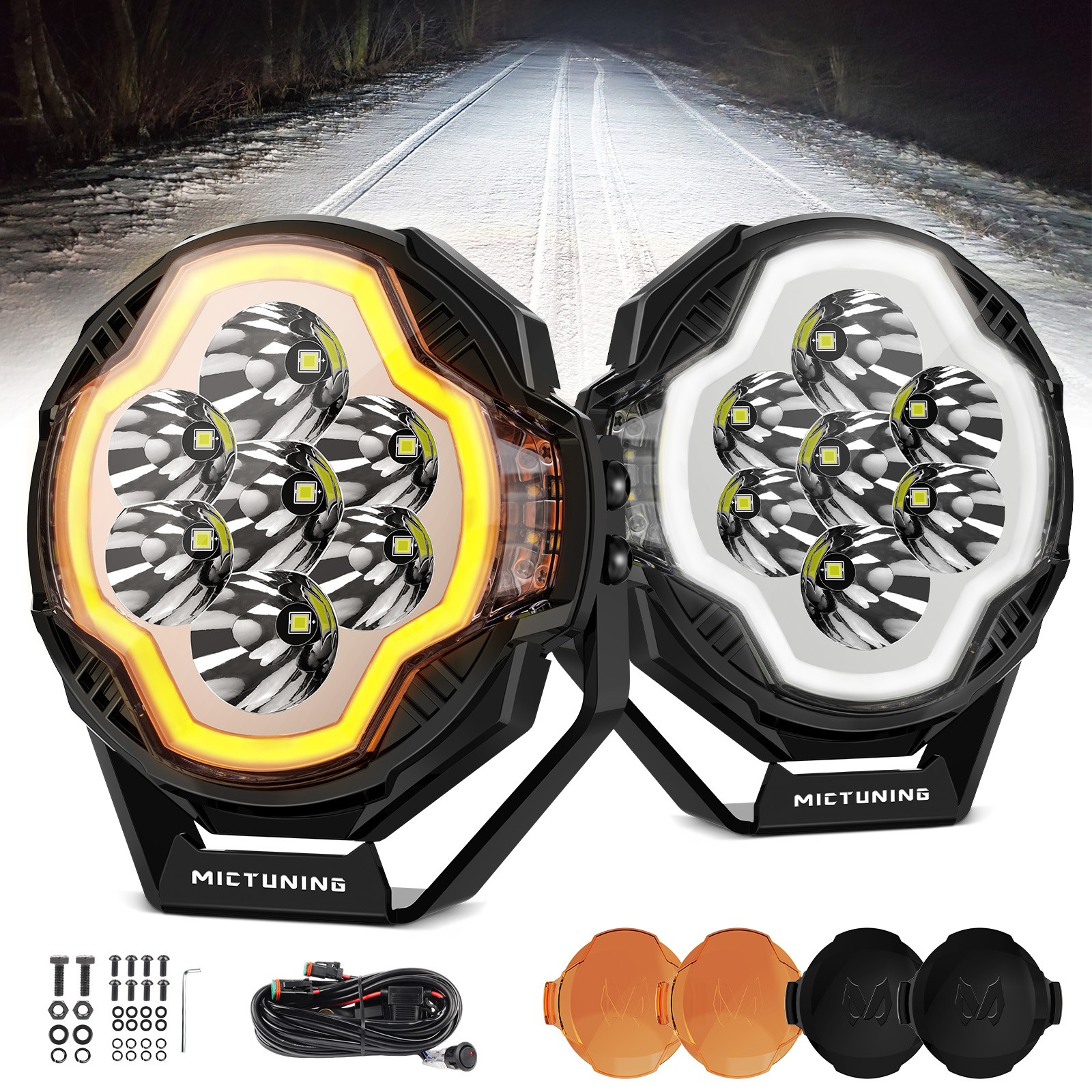MICTUNING K8 Halo UltraSpot Lights, 2PCS 5\