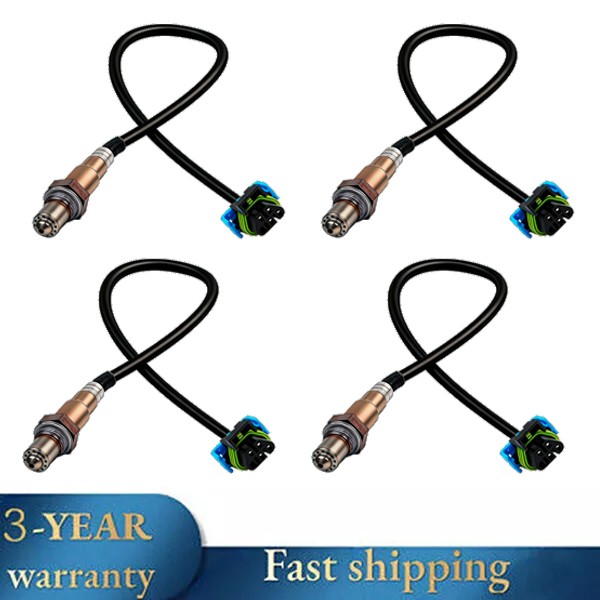 4Pcs Oxygen Sensor For Chevrolet Equinox 2010-2017 Impala 2012-13 Traverse 09-11 4Pcs Oxygen Sensor For Chevrolet Equinox 2010-2017 Impala 2012-13 Traverse 09-11