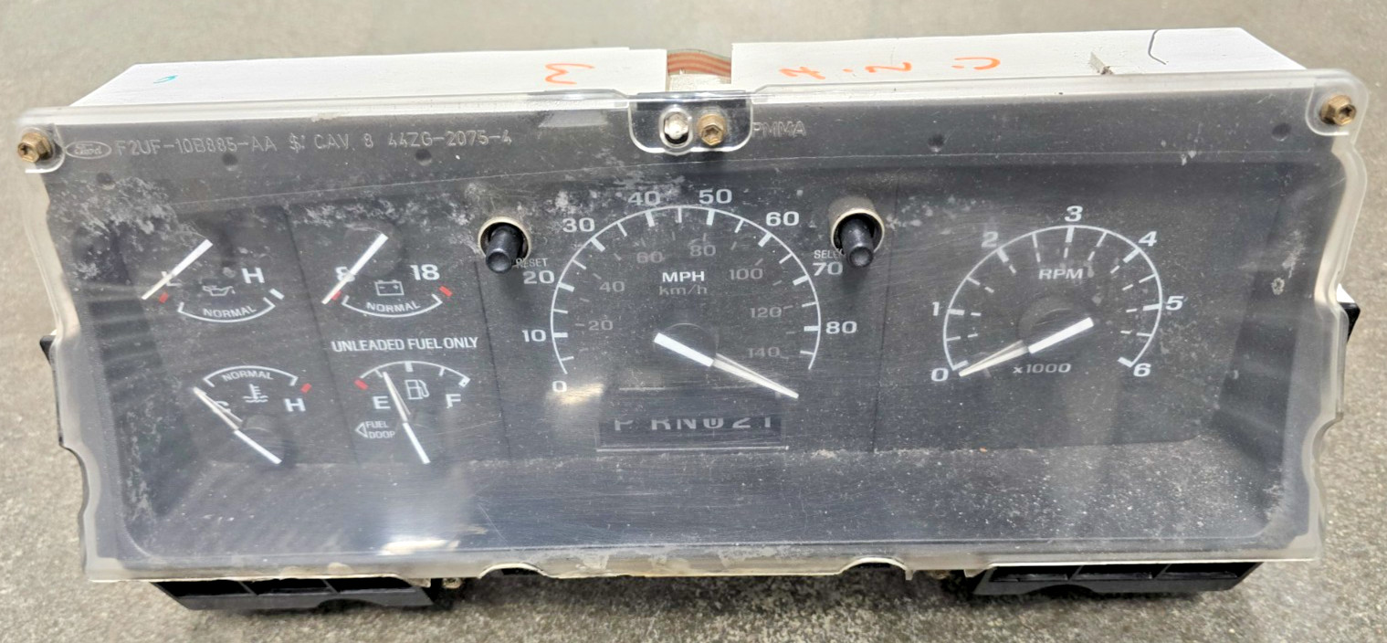 Ford OBS Truck Bronco Diesel Instrument Speedometer Tach Gauge Cluster 1992-97