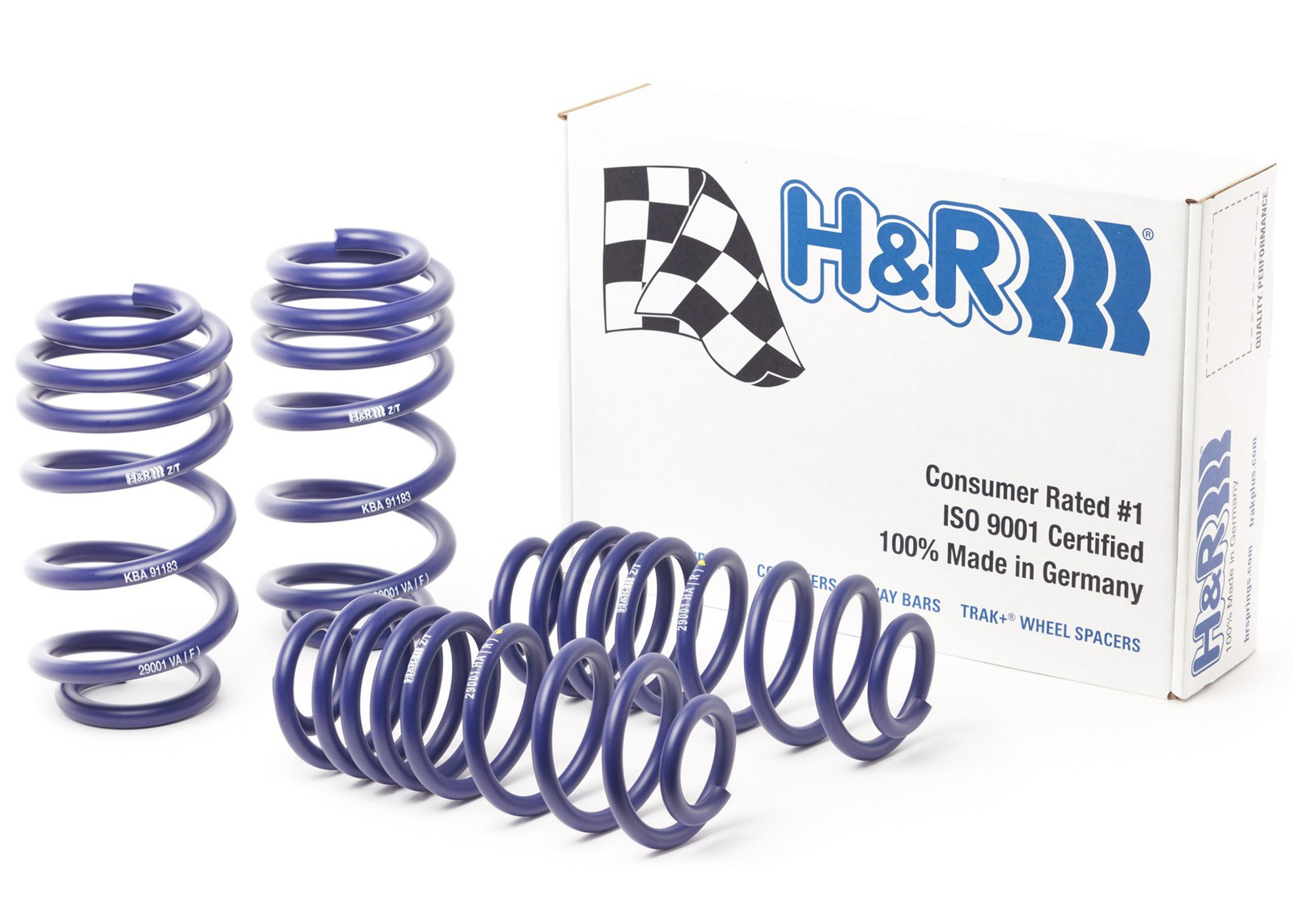 H&R 29001-1 Sport Lowering Springs for 09-17 Audi Q5 Quattro Premium/Prestige
