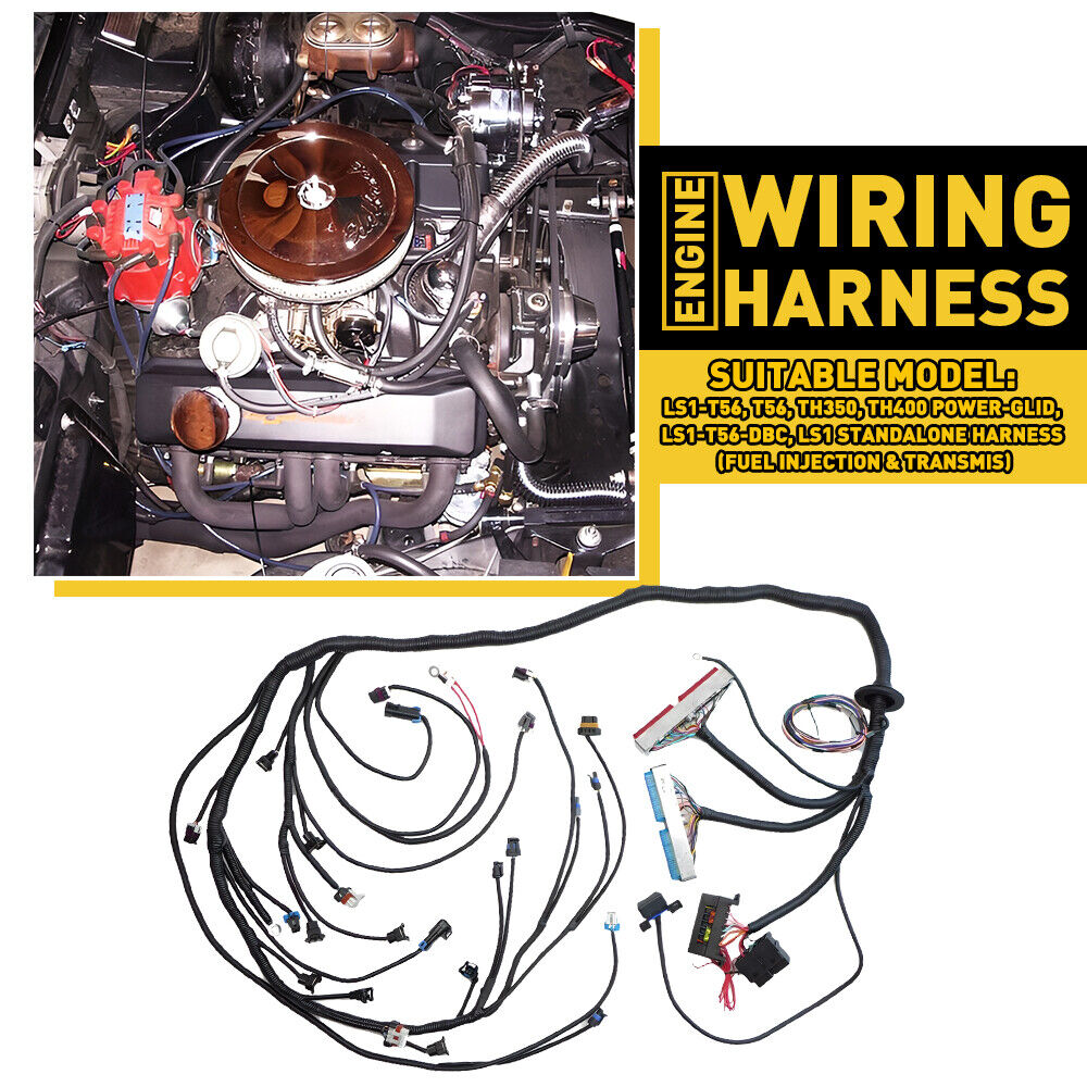 For 1997 - 2004 Corvette/Cts-V Ls1/Ls6 Engines Engine Wiring Harness Standalone