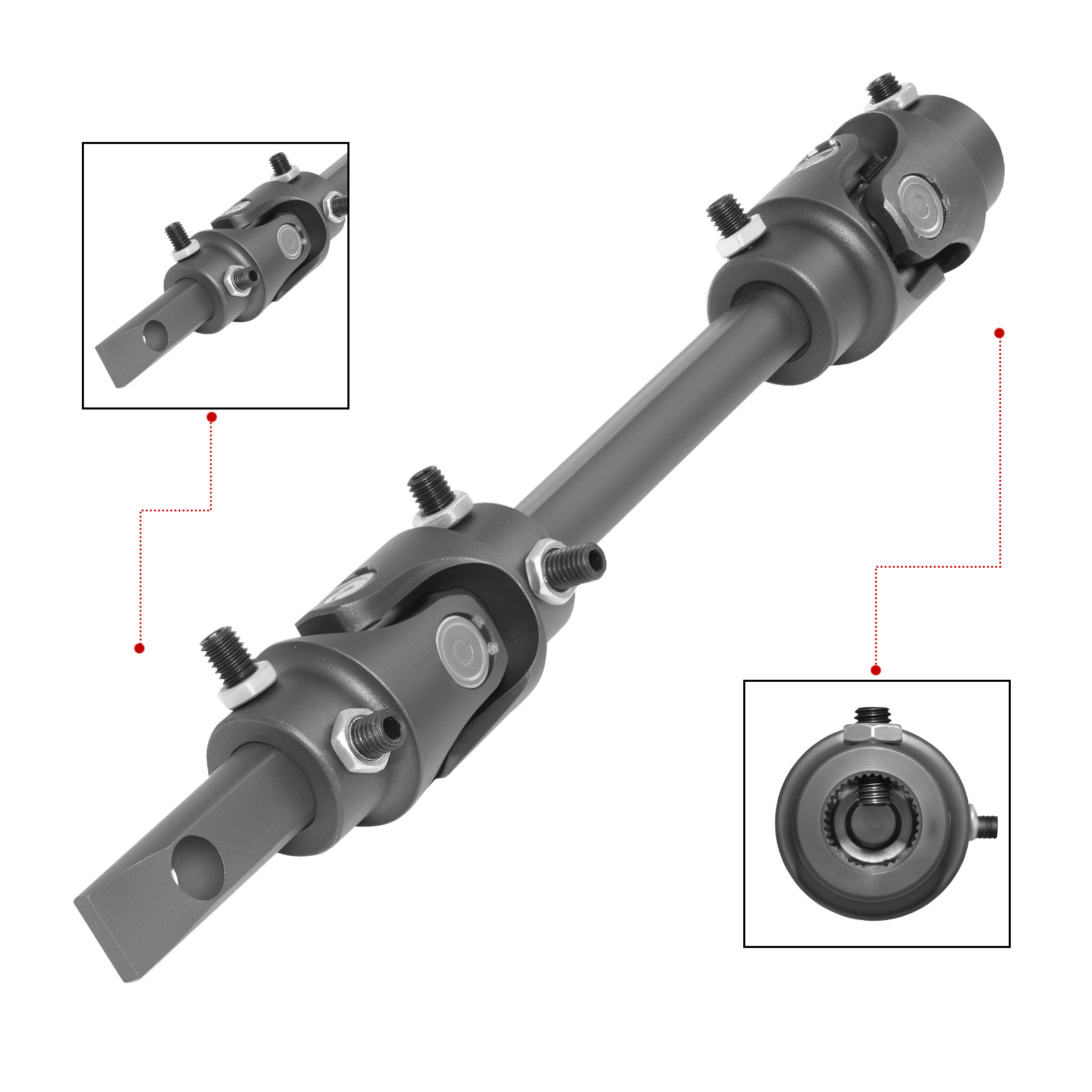 Steering Shaft For 1979 1980 1981 1982-1992 1993 Ford Mustang 000656 000-656