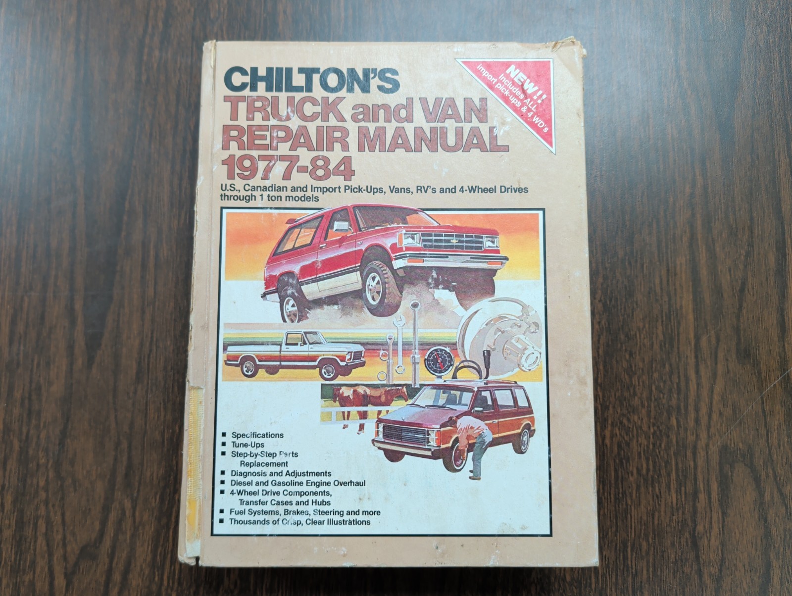 Chiltons Truck and Van Repair Manual 1977-84 Hardcover