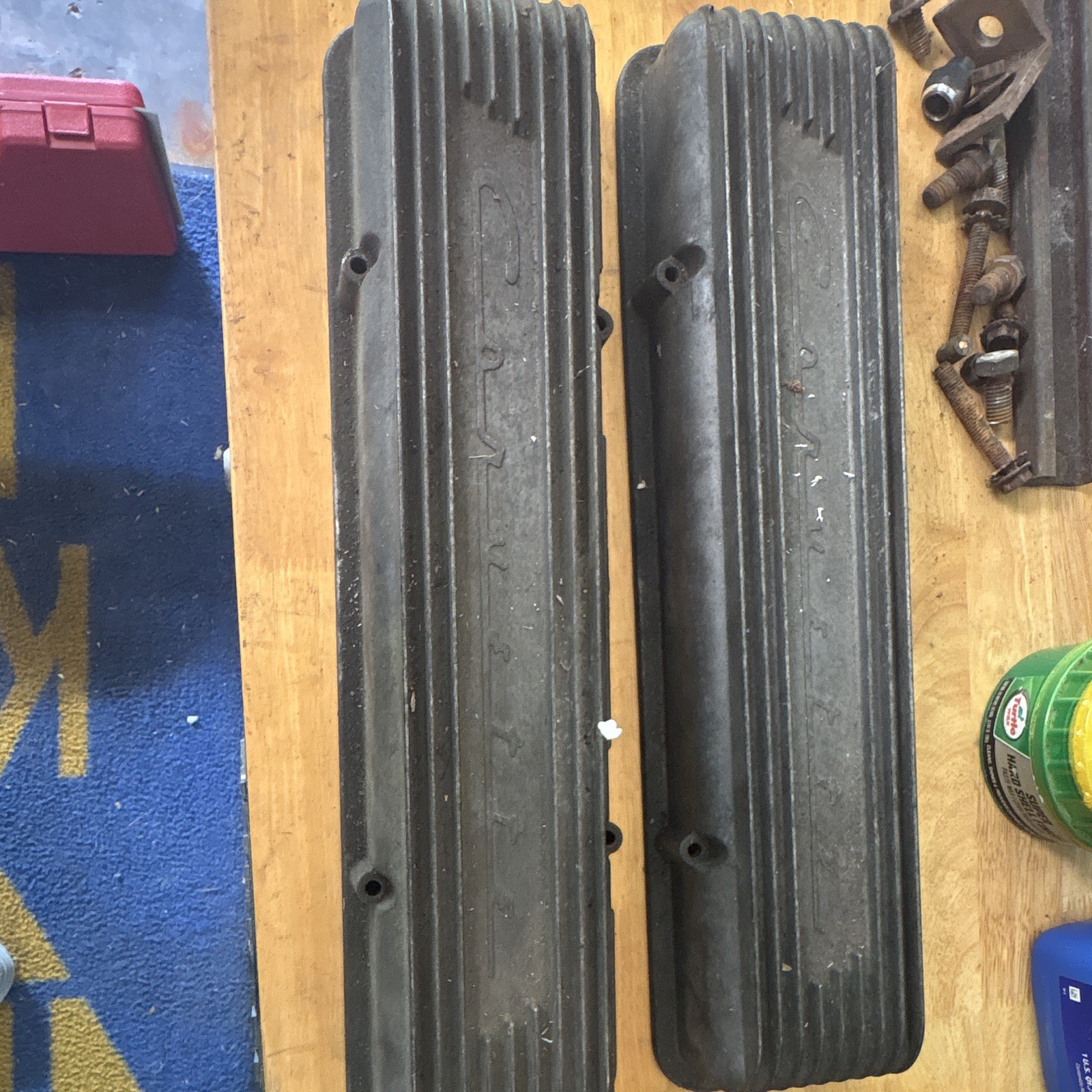 Vintage Valve Covers 283 327 350 Motor