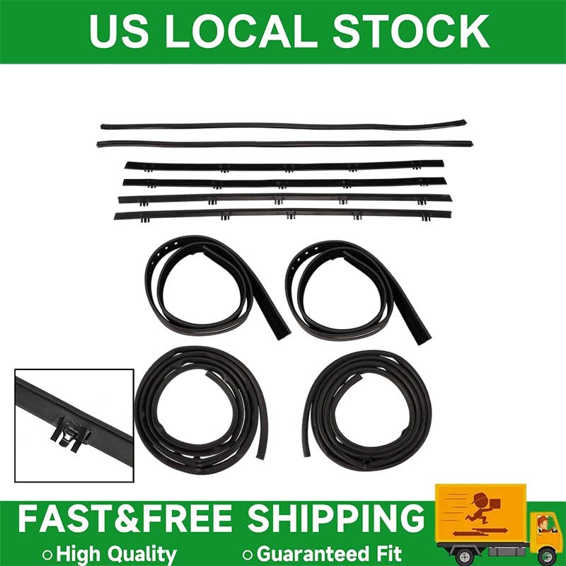 Door Window Weatherstrip Seal Kit for 1967-1972 Chevy C10 Pickup GMC Door Window Weatherstrip Seal Kit for 1967-1972 Chevy C10 Pickup GMC