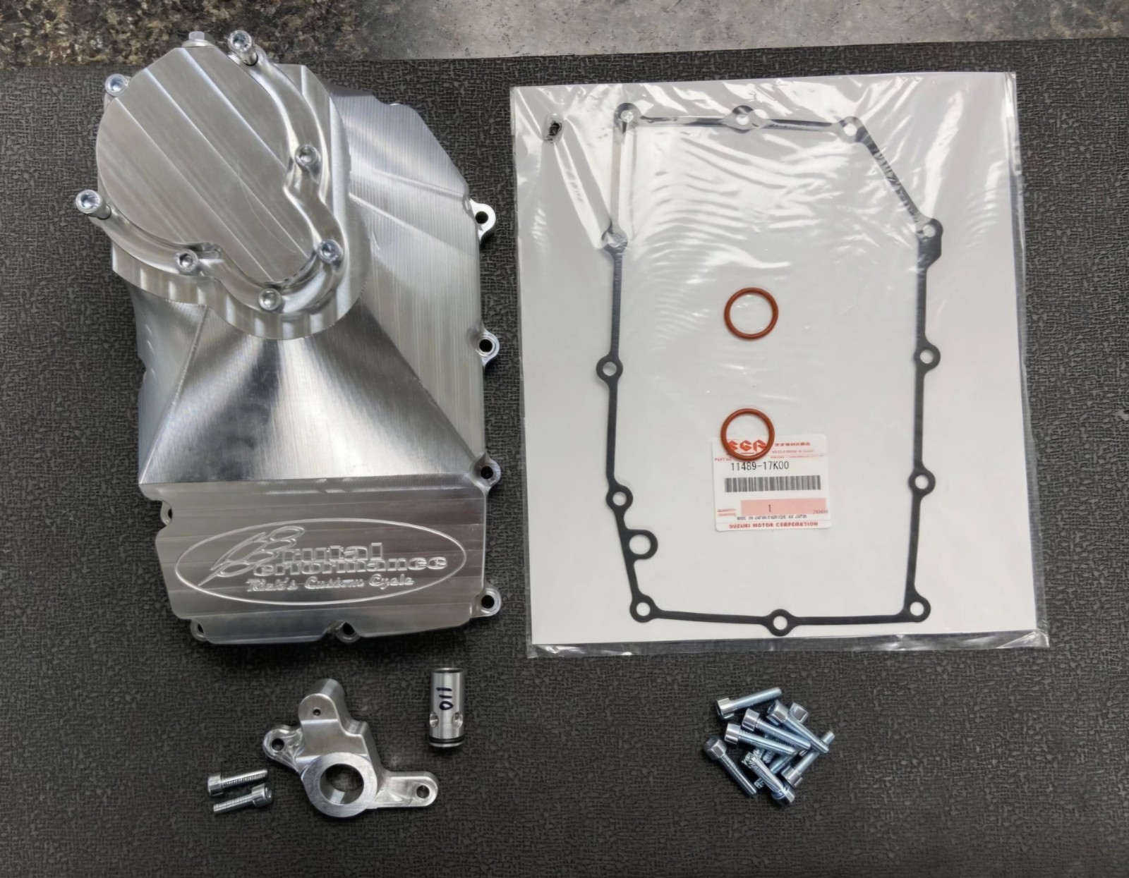 17 18 19 20 21 22 23 24 25 GSXR 1000 LOW PROFILE BILLET OIL PAN W DIRECT PICKUP