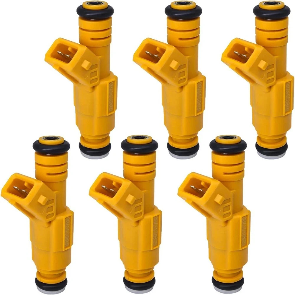 0280155700 Genuine Bosch Fuel Injectors Set of 6 Jeep 4.0L Upgrade NEW
