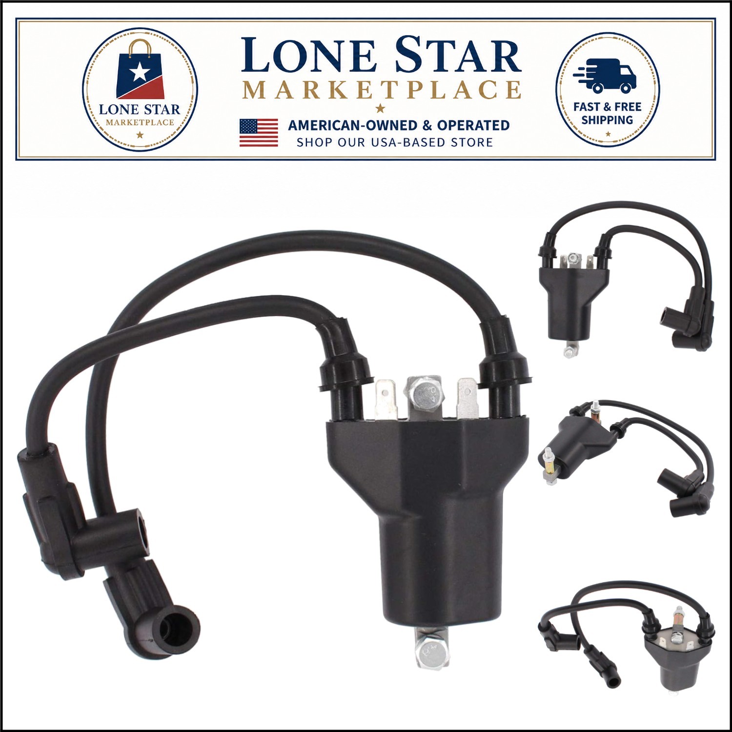 Reliable Ignition Coil for EZGO Golf Cart 1991-2003 - Easy Installation