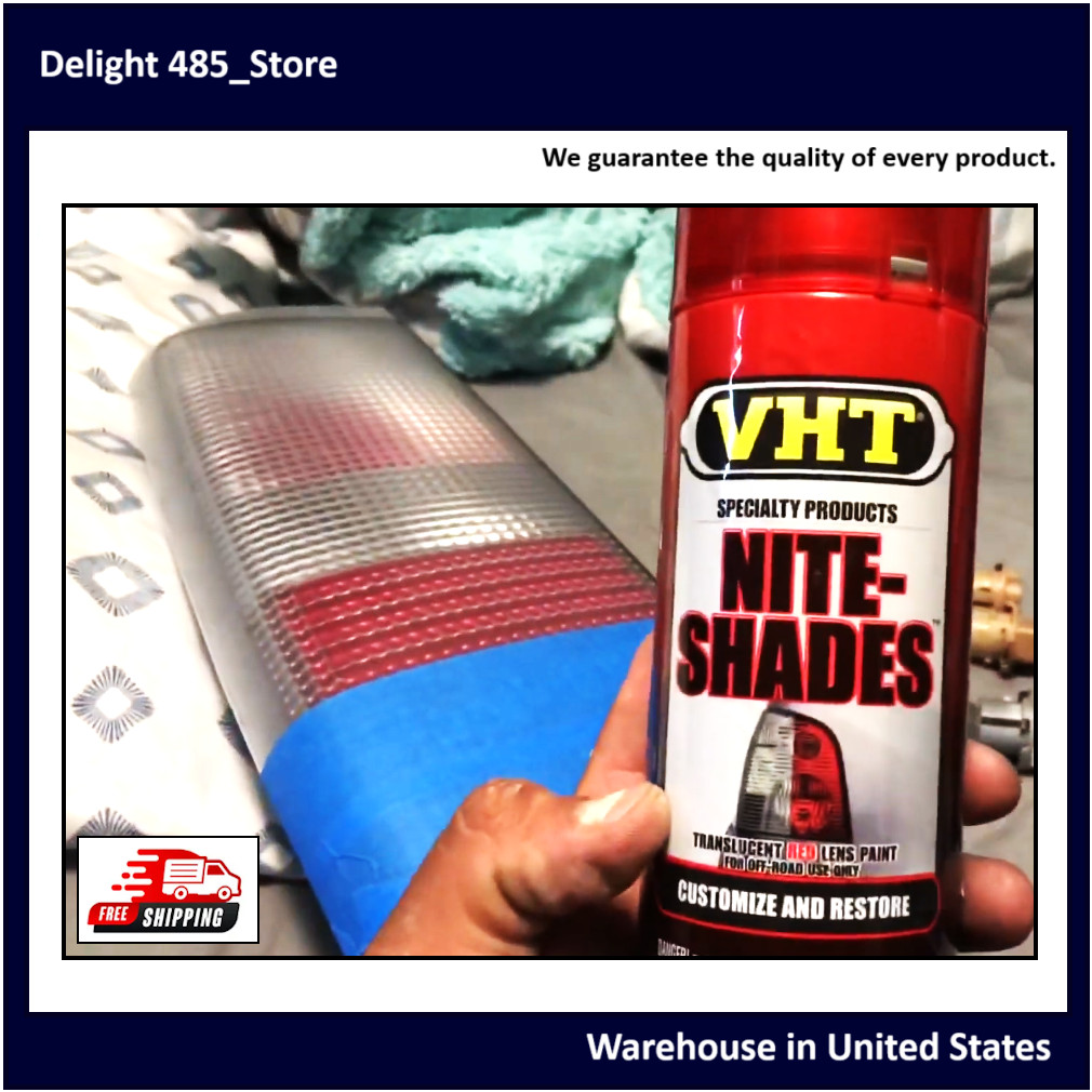 Rear Brake TailLights Lens Cover Red Spray Paint Corner Lights Translucent