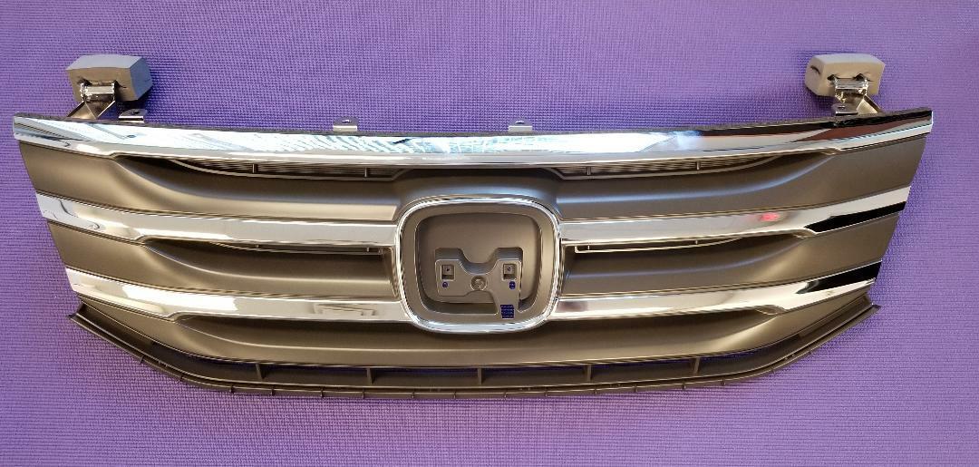 Fits New Honda Odyssey Front Grill Grille 11-17 All-in-one Textured / Molding