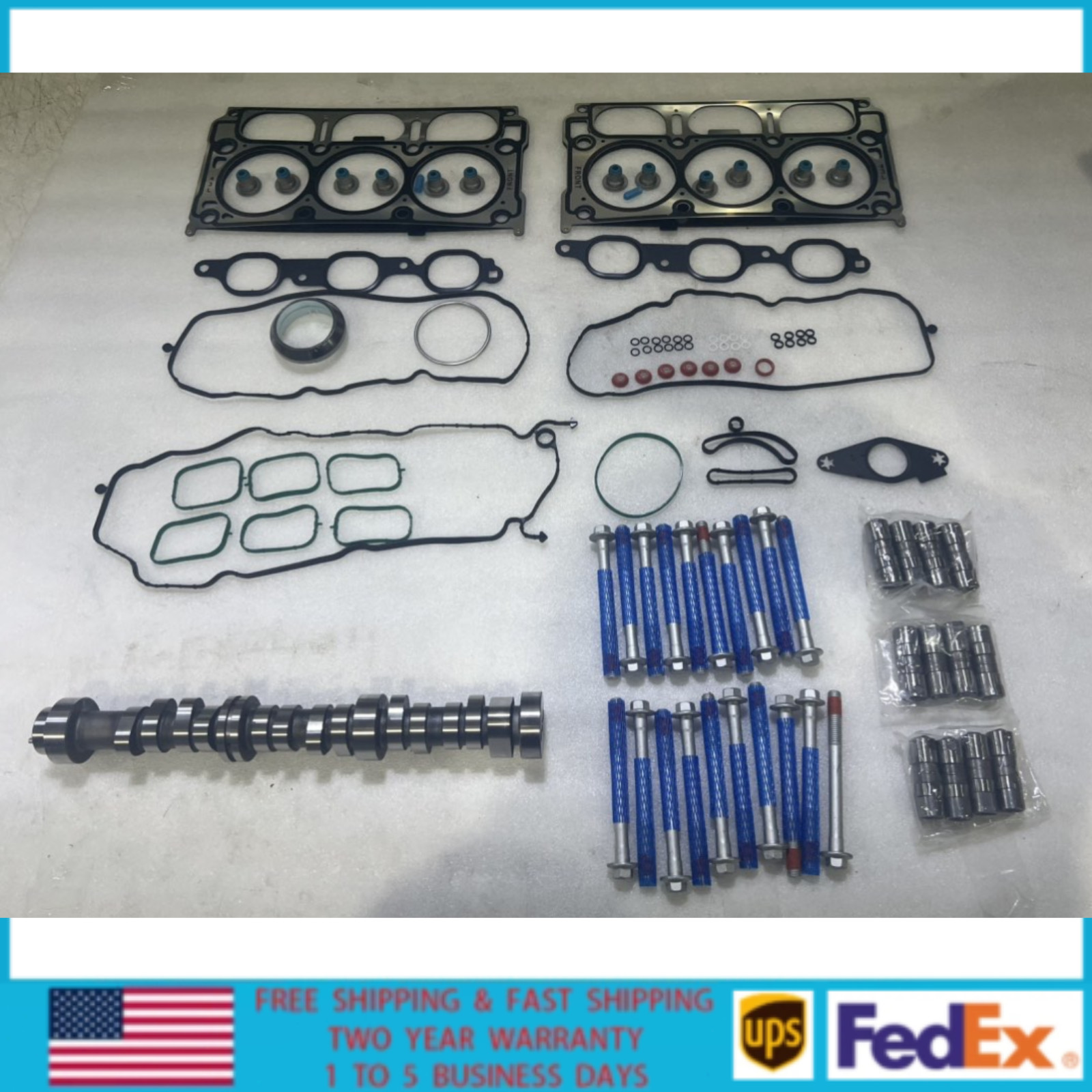 NON AFM Lifters Camshaft Gasket Set For 2014-2020 Chevrolet GMC Sierra 1500 4.3L