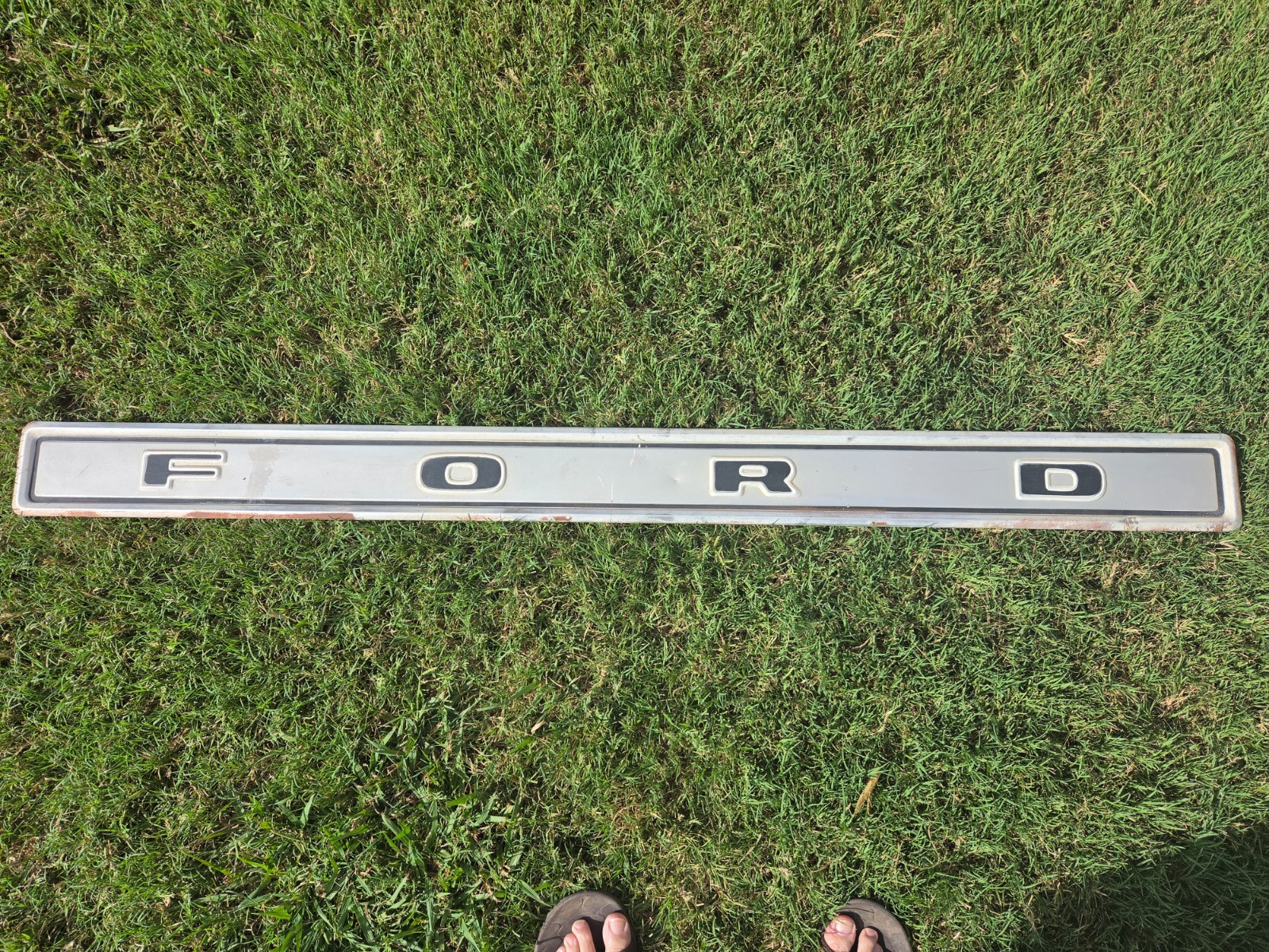 1973-1979 Ford F100 F150 F250 F350 Tailgate Trim Finish Panel ORIGINAL 1973-1979 Ford F100 F150 F250 F350 Tailgate Trim Finish Panel ORIGINAL