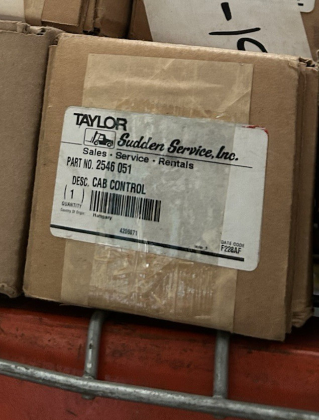 NEW TAYLOR 2546 051 - SHIFTER, CAB CONTROL FNR 3-SPD
