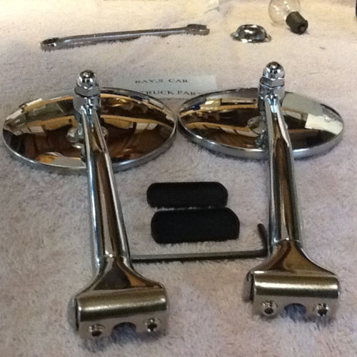 NEW LONG ARM VINTAGE STYLE SIDE DOOR MIRRORS 