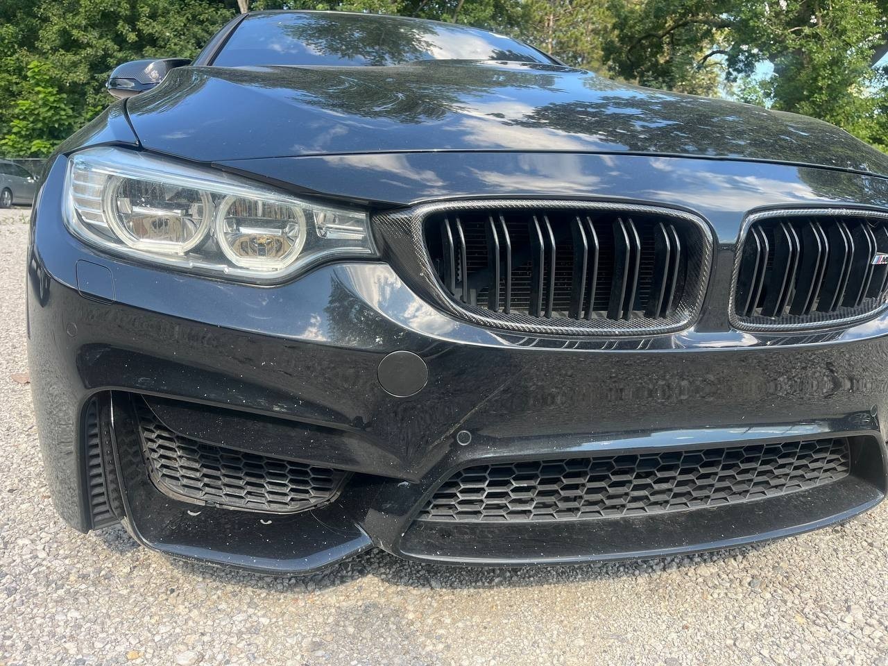 2015 2016 2017 BMW 330i M3 F80 M4 F82 FRONT TOW COVER, 51118054303