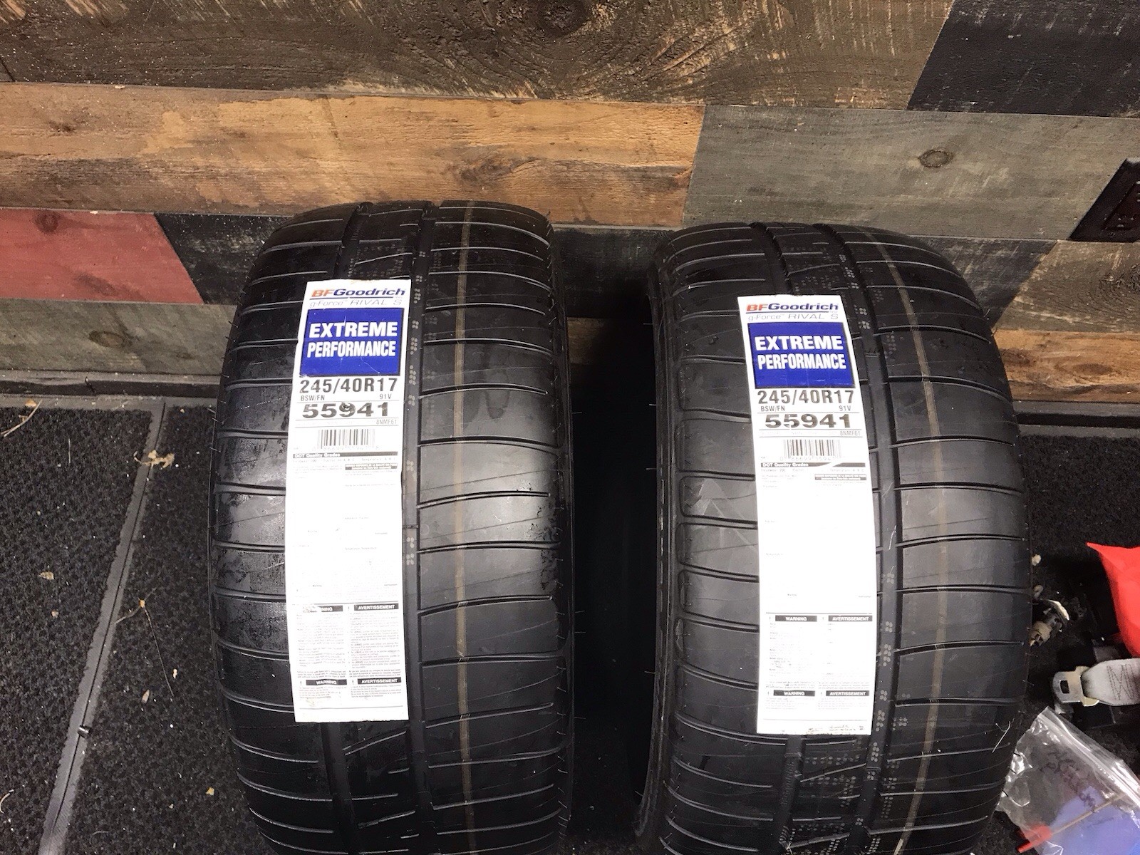 Bf Goodrich G Force Rival S  245/40R17 Qty 2