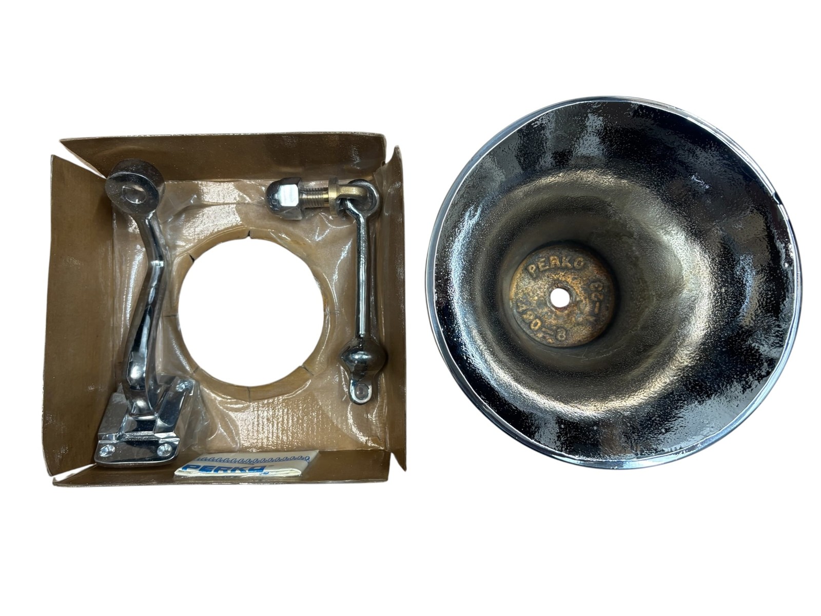 Perko Fog Bell 0420008CHR Marine Boat Bell NEW OEM