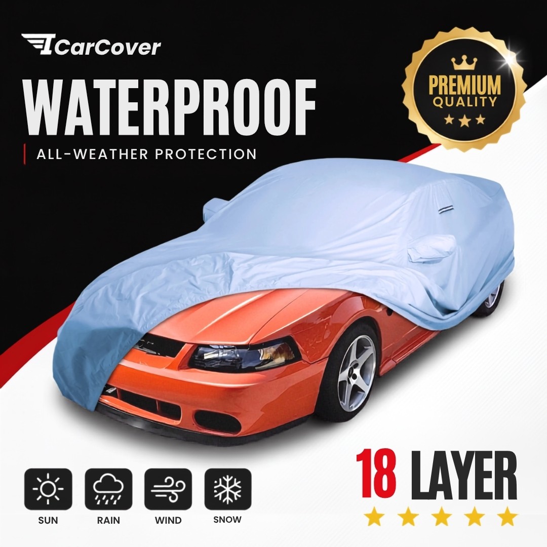 Ford Mustang 1979-2004 Custom Fit Waterproof Car Cover 18 Layer All Weather