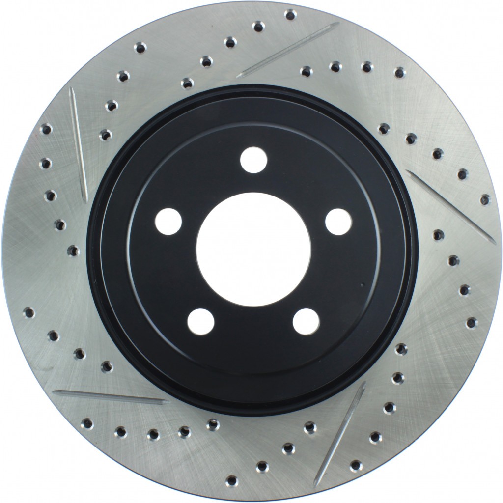 StopTech For Chrysler 300 2005-2020 Slotted Brake Rotor Front Passenger Side