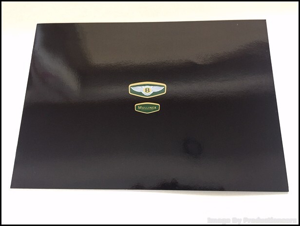 1999 2000 Bentley Mulliner Sales Brochure Catalog - Continental T R SC Azure 1999 2000 Bentley Mulliner Sales Brochure Catalog - Continental T R SC Azure